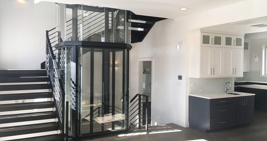 اجرای آسانسور شیشه ای خانگی در طراحی کدام مکان ها کاربرد دارد؟ 